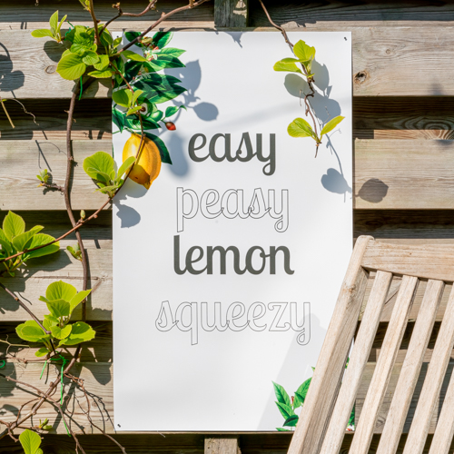 Garten-Poster
